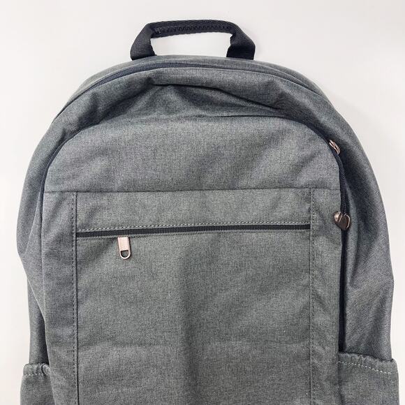New Case Logic Laptop Backpack Charcoal Heather Gray Travel Business School - Picture 5 of 8